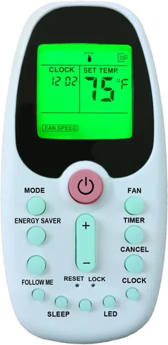 Reemplazo para Keystone Midea Indurama Aire Acondicionado Control Remoto R09B/BGCE R09/BGCE RG09E/BGCEU1 R09D/BGCE