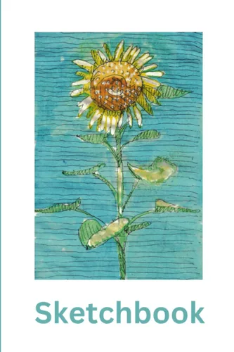 Floral Sketchbook - Sunflower: Sketchbook with a Sunflower on the Cover, 120 Blank Pages to draw on. Ideal for Children and Adults Tapa blanda