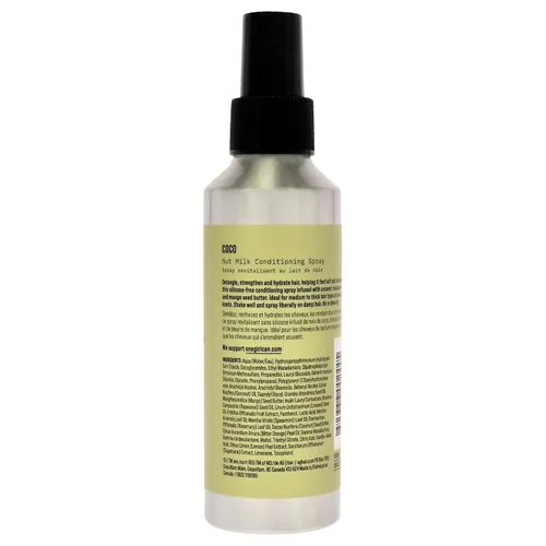 Miniatura 2 de AG Care COCO - Spray acondicionador de leche de nuez con mantequilla de semillas de coco y mango, spray para cabello rizado y desenredante