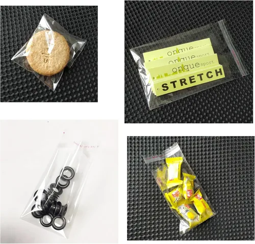Miniatura 5 de JOSDIOX Bolsas de celofán autosellables para galletas, para regalo, bolsa transparente resellable con bolsas de plástico individuales autoadhesivas