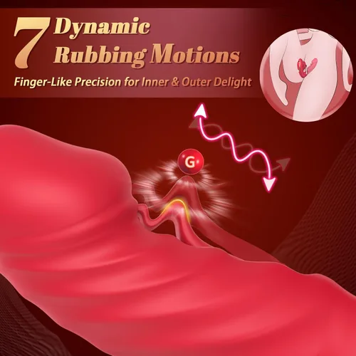 Miniatura 3 de G Spot Vibrador con aletas para mujer, bragas vibradoras con 10 modos de vibración y aleteo, pezones de clítoris, juguetes sexuales
