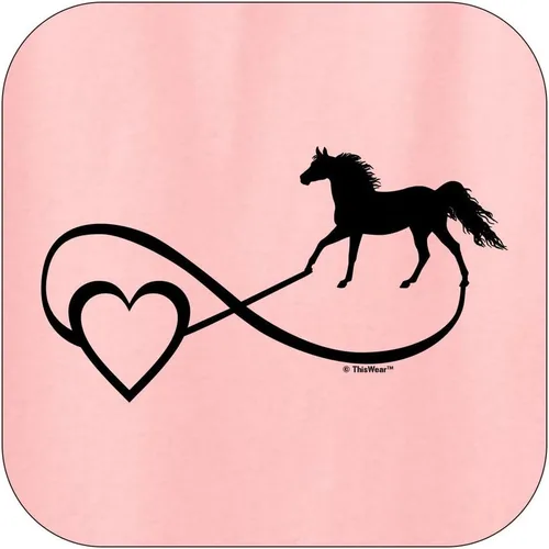 Miniatura 2 de Sudadera con capucha con símbolo del infinito de los amantes de los caballos