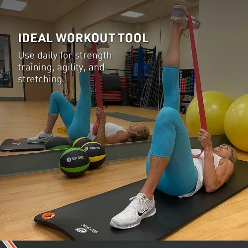 Miniatura 3 de Body Sport Super Loop Band de 41 pulgadas, látex, tabla de ejercicios incluida, bandas para entrenar - Banda de ejercicio