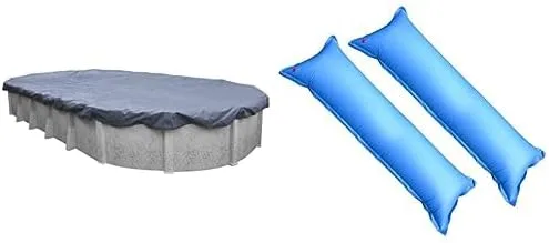 Miniatura 3 de Robelle 461015 - Funda de invierno para piscina con almohadas, Value-Line, piscinas sobre el suelo de 10 x 15 pies