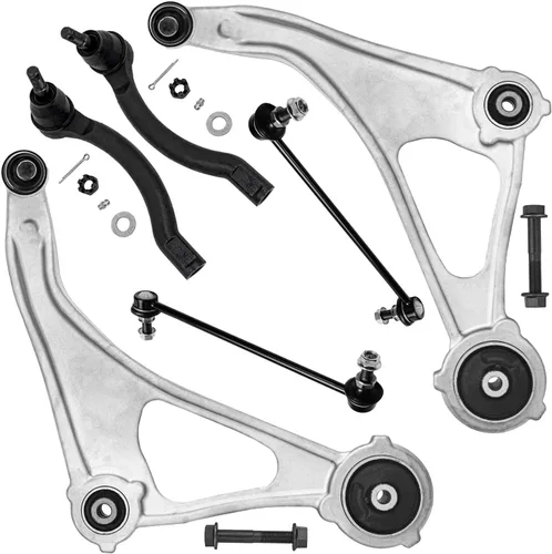 Miniatura 277 de Detroit Axle - Kit de extremo delantero para Chrysler 300 Dodge Charge Challenger 2011-2023, 2 brazos de control inferiores traseros 2 rótulas