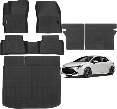 Miniatura 29 de Alfombrillas de piso Naibeve para Ford Edge 2015 2016 2017 2018 2019 2020 2021 2022 2023 2024 2025 - Ajuste personalizado para todo clima