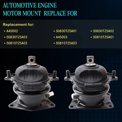 Miniatura 3 de Juego de 2 soportes de motor compatibles con Pilot 2016-2022, Passport 2019-2023, Ridgeline 2017-2023 y MDX 2014-2020, V6 3.5L, reemplazo