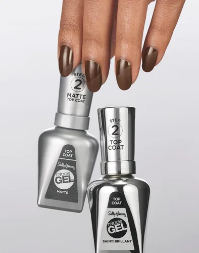 Miniatura 5 de Sally Hansen Miracle Gel™, capa superior mate 102, de larga duración, fórmula tipo gel, sin necesidad de lámpara UV, esmalte de uñas transparente