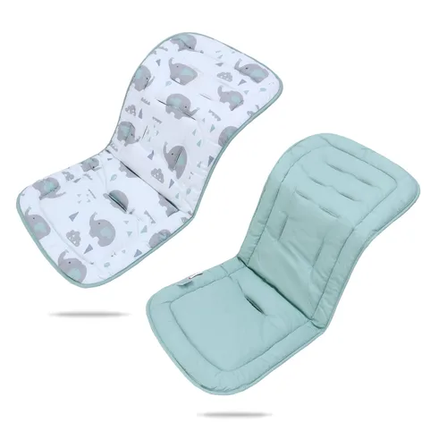 Miniatura 24 de Cojín para Carrito de Bebé, Colchoneta Silla Paseo Universal Transpirable, Cojín para Sillas de Paseo 100% Algodón, 34x78cm 1 Paquete