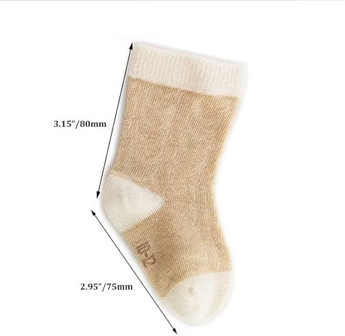 Miniatura 2 de Manoplas para recién nacido, 4 pares de guantes de algodón orgánico