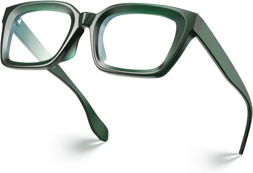 Miniatura 13 de VISOONE MONTANA - Lentes cuadrados gruesos con bloqueo de luz azul con antideslumbramiento para mujeres trabajadoras y hombres