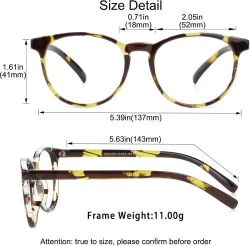 Miniatura 7 de YEIN Lentes de bloqueo de luz azul, lentes de sol grises fotocromáticos, antifatiga ocular, lentes de lectura, lentes para mujeres/hombres, 01-1401