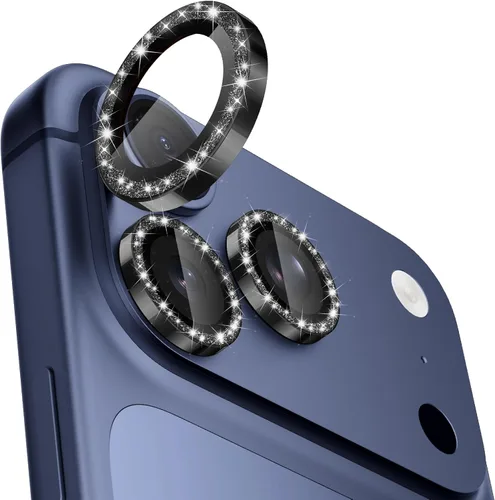 Miniatura 18 de CloudValley Protector de lente de cámara para iPhone 17 Pro/iPhone 17 Pro Max, [Instalación en 1 segundo] Cubierta de vidrio templado Ultra-HD, Negro