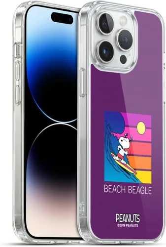 Miniatura 165 de Head Case Designs Peanuts Tropical Surf Snoopy Aloha Disco Gel Funda con licencia oficial [protección de grado militar] compatible con Apple iPhone