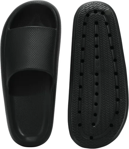 Miniatura 6 de Sandalias antideslizantes para mujeres y hombres, sandalias antideslizantes para baño y ducha, suela gruesa suave para interiores y exteriores