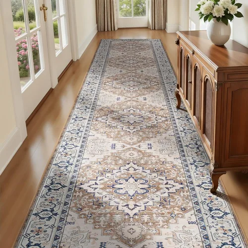 Miniatura 39 de Lofus 8x10 Alfombras de área para sala de estar, alfombra de área lavable, alfombras para dormitorio, cocina, alfombra vintage boho, alfombra suave