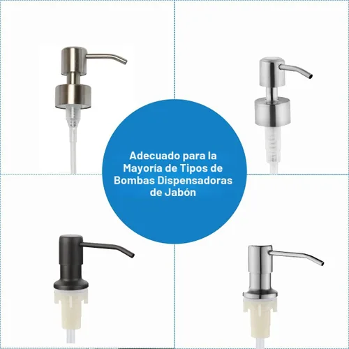 Miniatura 7 de Kit de tubo de extensión dispensador de jabón para fregadero con válvula de retención mejorada, tubo dispensador de jabón debajo del mostrador de 47