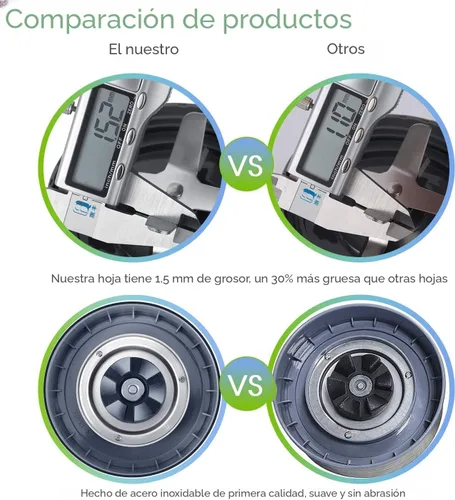 Miniatura 5 de 2 paquetes de cuchilla extractora de repuesto para licuadora NutriBullet 600w Pro 900w