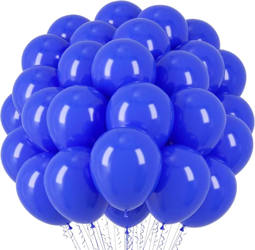 Miniatura 85 de Voircoloria - Globos azul bebé claro, paquete de 66 globos de 12 pulgadas de látex para fiestas para niños y niñas, para cumpleaños, baby shower, 16