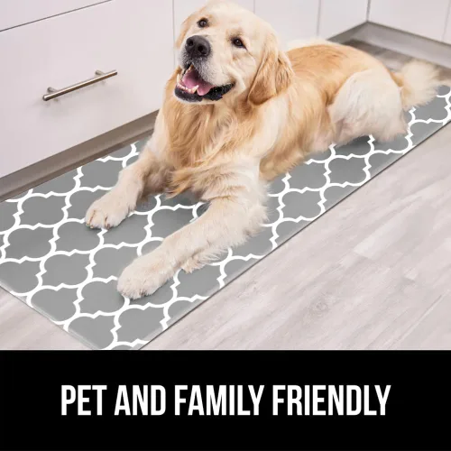 Miniatura 8 de GORILLA GRIP Cómodas alfombrillas acolchadas de cocina para piso, tapete ergonómico de 1/2 pulgada de grosor para escritorio de pie, antifatiga