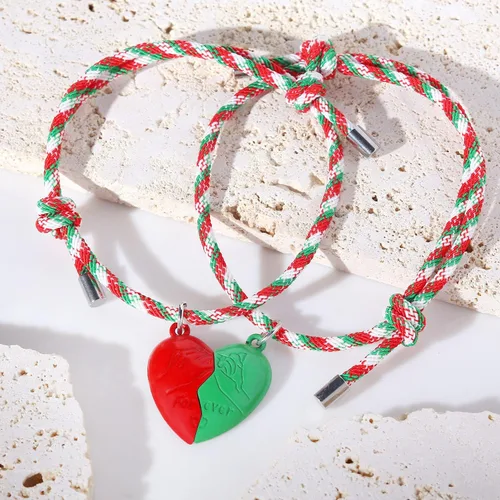 Miniatura 2 de COTATI Pulsera de Halloween con dijes de película de terror y grito de terror, pulsera de eslabones de Navidad para mujer