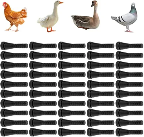 50 dedos de desplumador de pollo, dedos de goma para desplumar aves de corral para pato, pavo, codorniz, ganso