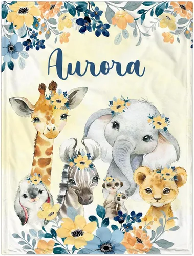 Miniatura 23 de Manta de bebé personalizada para niñas y niños, manta de bebé personalizada con nombre, mantas personalizadas con nombre para niños, manta de Lindas