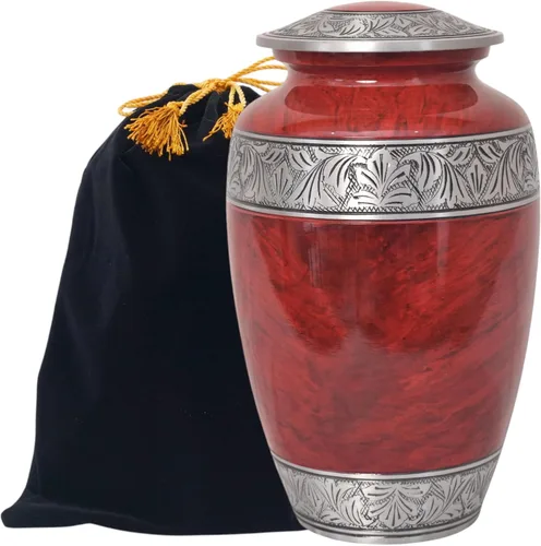 Miniatura 8 de Urna para cenizas humanas para mujeres adultas, urna de entierro, urna decorativa, urna funeraria, urna de cremación para mujeres y hombres, grande