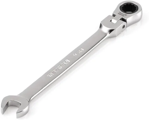 Miniatura 25 de TEKTON Llave combinada de trinquete de 12 puntos con cabezal flexible de 7 mm (0.276 in) WRC26407