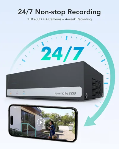 Miniatura 5 de ANNKE Grabadora de Video Digital 3K Lite de 8 Canales con Disco Duro de Estado Sólido SSD Integrado de 1TB, Grabación 24/7 con 8 Canales, Detección
