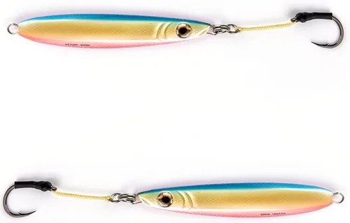 Miniatura 4 de X6 Jigs Ocean Jigs - Señuelos verticales rápidos de caída profunda de 7.76 oz (7.8 onzas) Anillo de propietario de ganchos MUSTAD Cordón