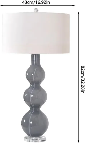 Miniatura 2 de Lamp for Desk Light Luxury Table Lamp Living Room Bedroom Bedside Table Lamp Simple Bedroom Creative Villa Retro Nordic Lamp Desk Lamps for Home