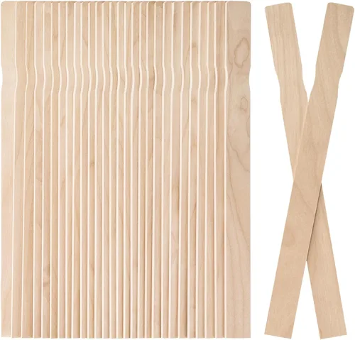 WISYOK Paquete de 30 palitos de pintura de 12 pulgadas, palos de pintura de madera para mezclar, palitos grandes para manualidades, agitadores de