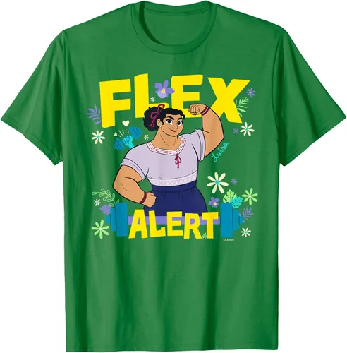 Miniatura 4 de Disney Encanto Luisa Madrigal Flex Alert Camiseta, Negro