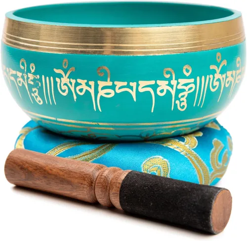 Miniatura 4 de Juego de Cuencos Tibetanos - 4" Fácil de Tocar Auténtico Hecho a Mano Para Meditación Sonido de Sanación de 7 Chakras Por HIMALAYAN BAZAAR