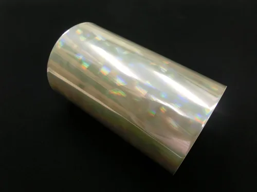Miniatura 9 de GLEAM FOIL Lámina holográfica para máquinas de estampado en caliente. (El patrón de color es patrón de puntos holográficos).