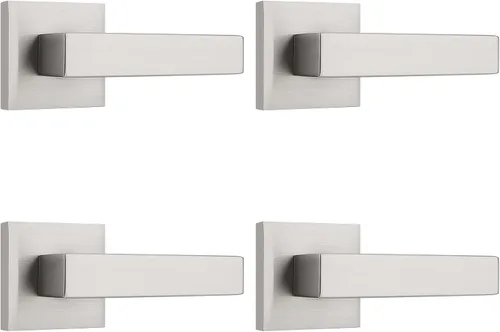 Miniatura 46 de KNOBWELL - Juego de cerradura con 1 picaporte resistente para puertas de una cara, ideal para puertas interiores reversibles, 0.93 libras