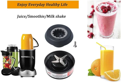 Miniatura 6 de Wadoy Cuchilla N17-1001 con kit de zócalo de accionamiento compatible con Nutribull-et Ma-gic Bu-llet RX Blender piezas de repuesto para 1700 vatios