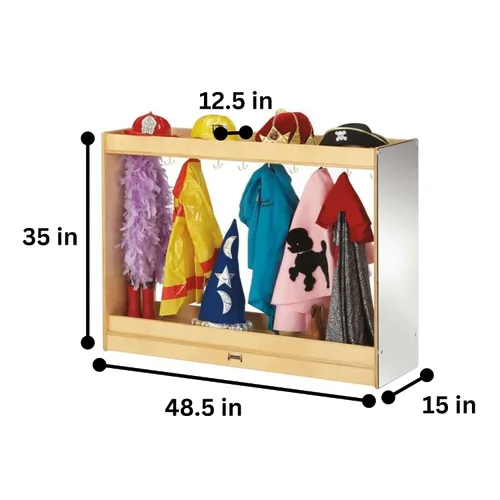 Miniatura 3 de Jonti-Craft 09121JC - Isla grande de vestir (35 x 48 x 15 pulgadas)