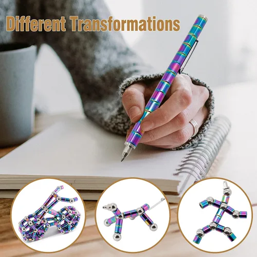 Miniatura 6 de Bolígrafo Fidget Magnético, Juguetes Fidget Geniales, Regalo para Chicos Adolescentes, Juguetes Fidget - Perfecto para Alivio del Estrés y Enfoque