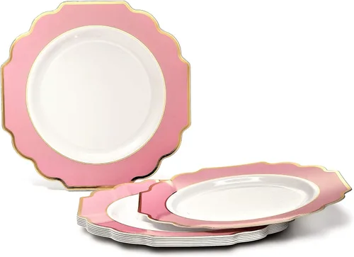Miniatura 4 de OCCASIONS juego para 25 comensales (200 piezas), 80 comensales (640 piezas), 120 comensales (960 piezas), blanco imperial, 10.5 pulgadas, 7.5 B.