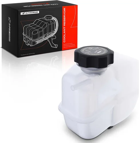 A-Premium Tanque de depósito de recuperación de desbordamiento de refrigerante del motor [con tapa] Compatible con Chevy Malibu 2008-2012 y Pontiac