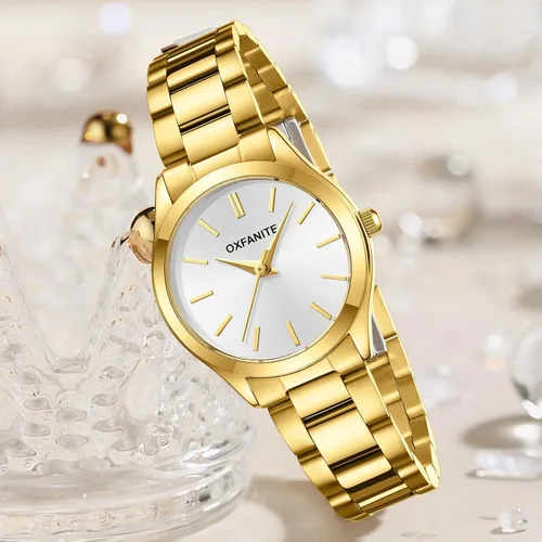 Miniatura 7 de Watches for Women, Fashion Small Gold Analog Quartz Waterproof Stainless Steel Ladies Wrist Watches, with Date Dainty Diamond Luxury Dress Women
