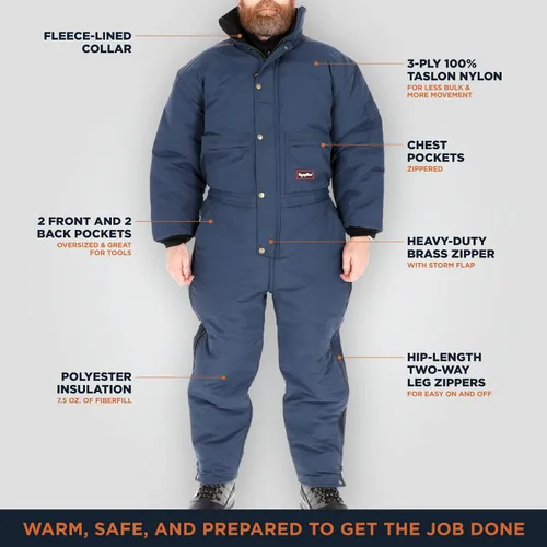 Miniatura 3 de RefrigiWear ChillBreaker Insulated Coveralls, 0F Comfort