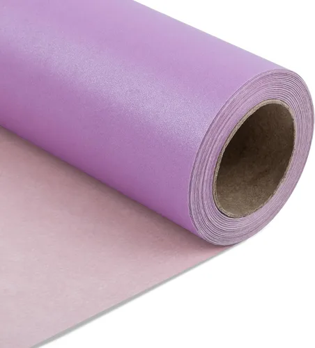 Miniatura 17 de NESCCI Papel de regalo mate, papel de brillo perlado de color sólido, 3 rollos, 17 pulgadas x 32.8 pies por rollo. Papel de regalo perfecto