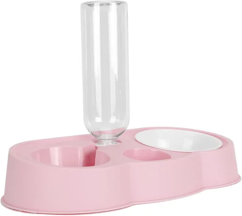 Miniatura 11 de Dispensador de agua para cachorros, alimentador automático doble para gatos, dispensador de agua para mascotas, dispensador de agua para gatos