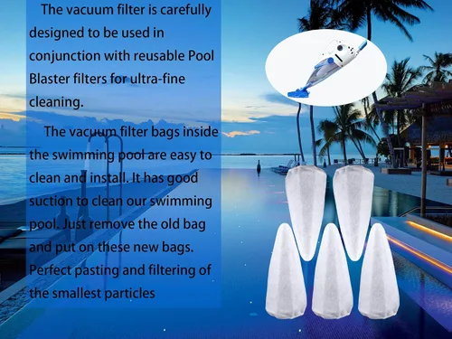 Miniatura 2 de Soporte de algodón de repuesto para filtro de vacío para Pool Blaster (5 filtros de algodón)