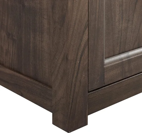 Miniatura 13 de Crosley Furniture Camden - Soporte de TV para televisores de más de 50 pulgadas, centro de entretenimiento con estantes de almacenamiento Nogal