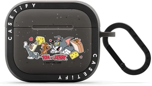 Miniatura 31 de CASETiFY AirPods Pro (1ª/2ª Gen) Estuche Bounce con Anillo [Colaboración Frozen] - Copo de Nieve de Anna - Taupe Mate