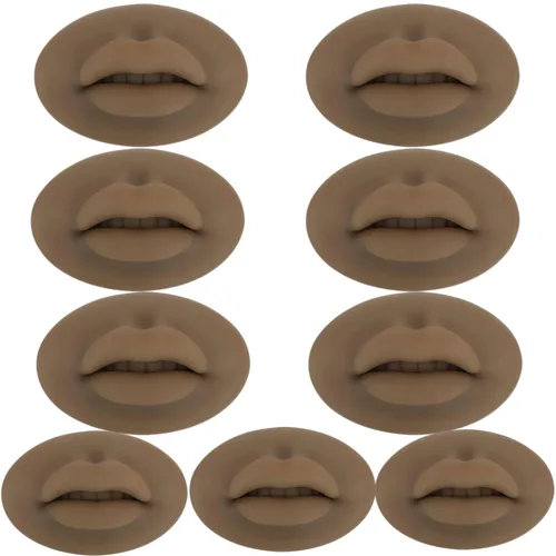 Miniatura 9 de Tattoo Fake Lips 3Pcs Tattoos Practice Lips 5D Silicone Lip for Makeup Practices Realistic Tattooss Practicess Skins Training Microblading Practics